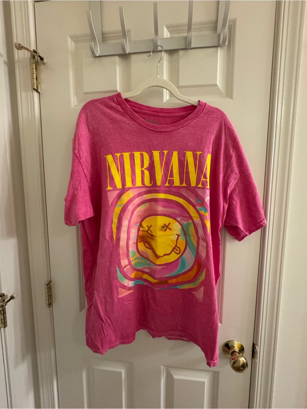 NIRVANA Pink Short Sleeve Tee